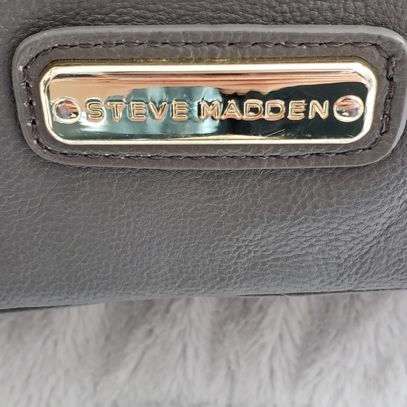 Steve Madden Gray Leather Purse - Picture 2 of 8